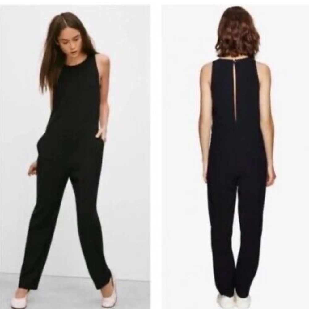 Aritzia Babaton Branson Jumpsuit dark purple size 10